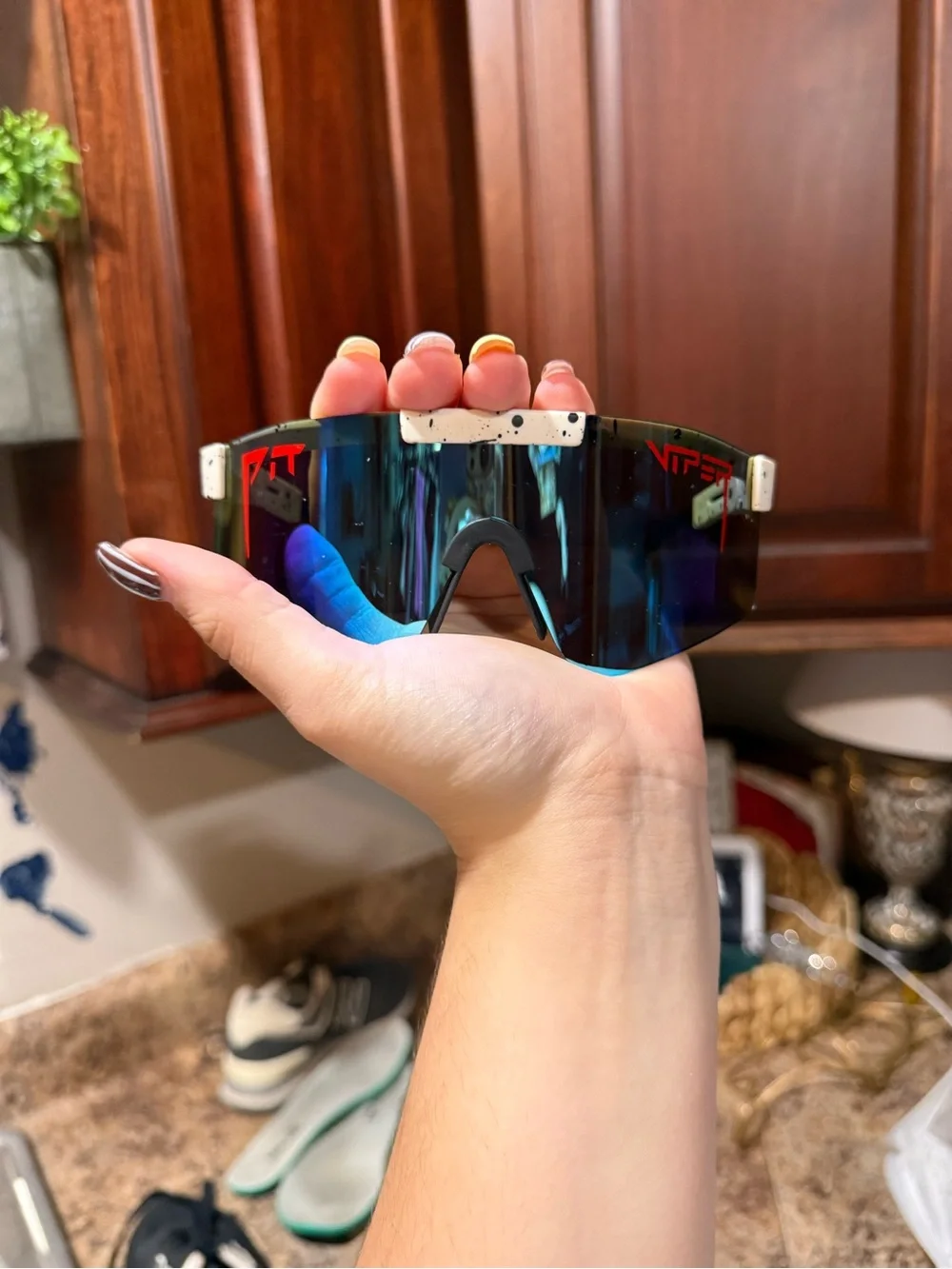 PIT VIPER Blue Sport Sunglasses – Performance Shield